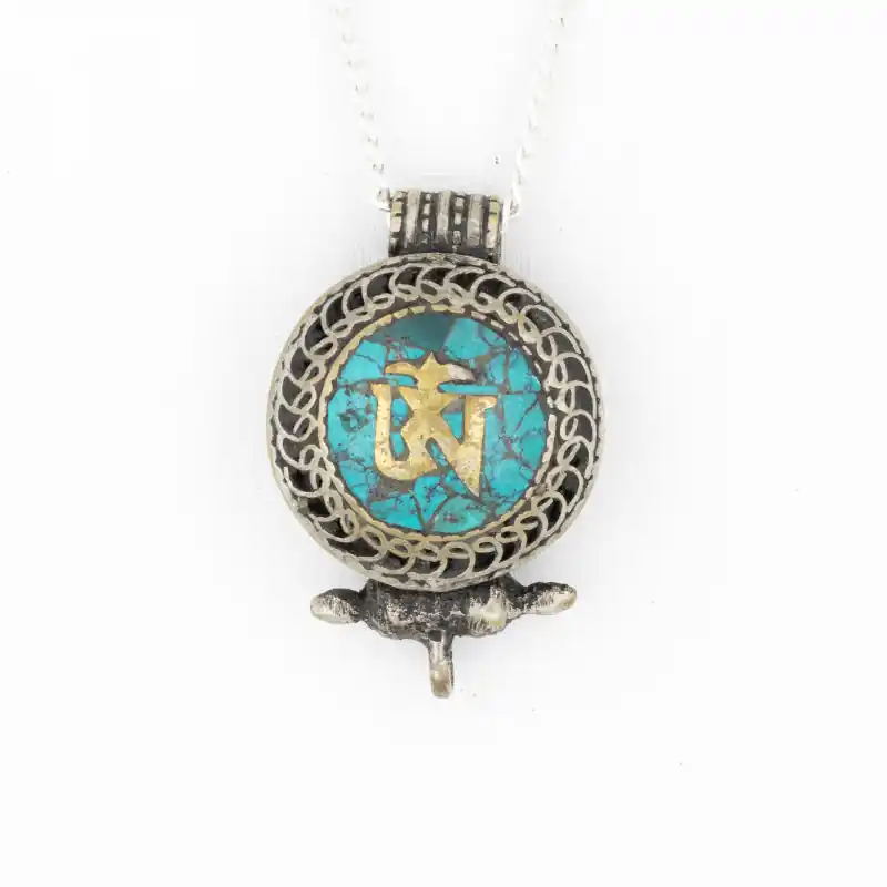 Pendentif ghau turquoise