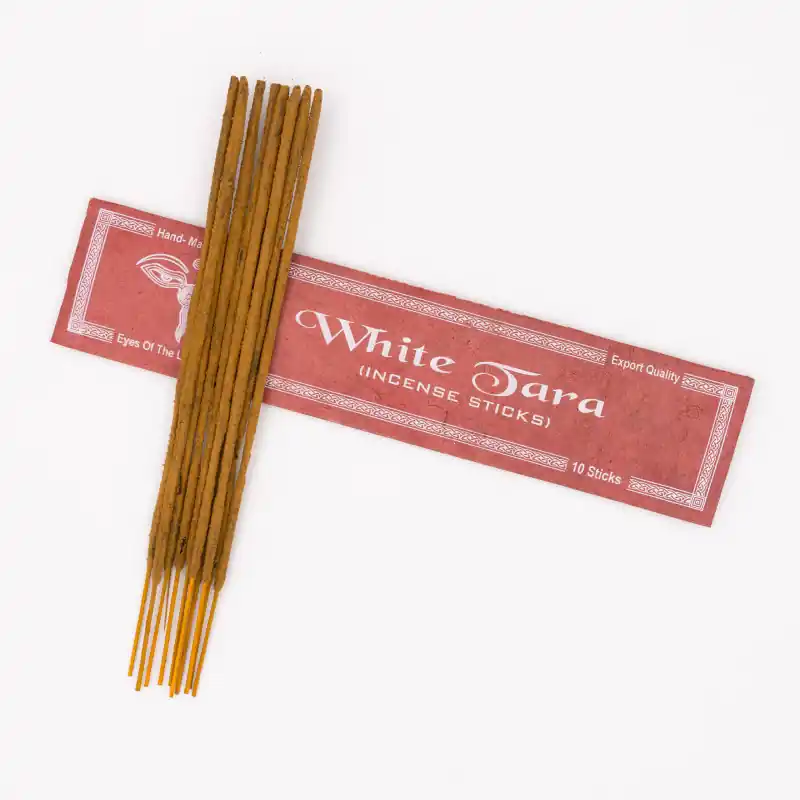 Encens Tara blanche - 10 bâtonnets