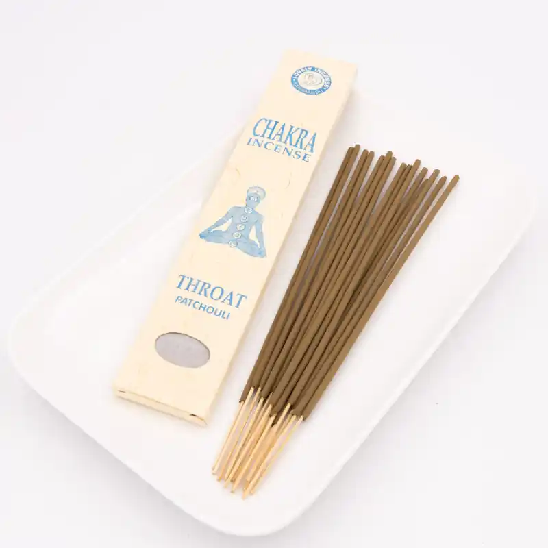 Encens chakra de la gorge au patchouli