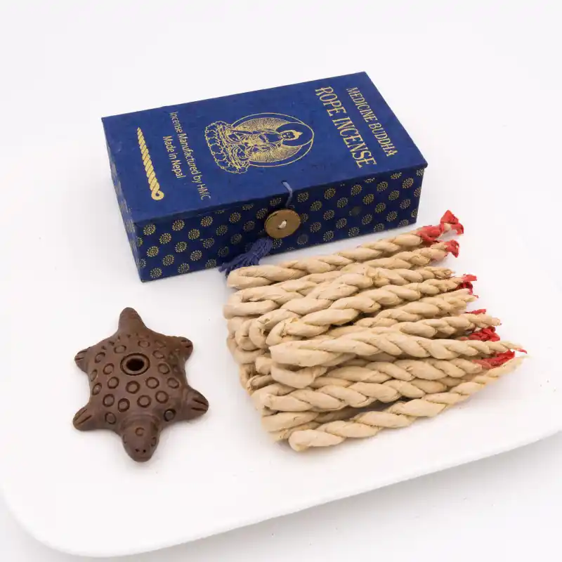 Boite cadeau d'encens Bouddha de la Médecine - 30 cordelettes