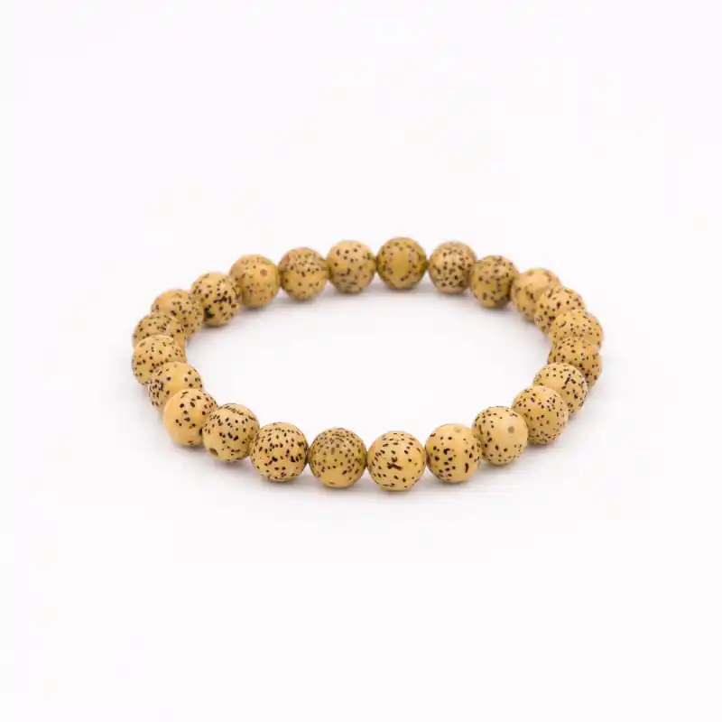 Bracelet en graines de lotus