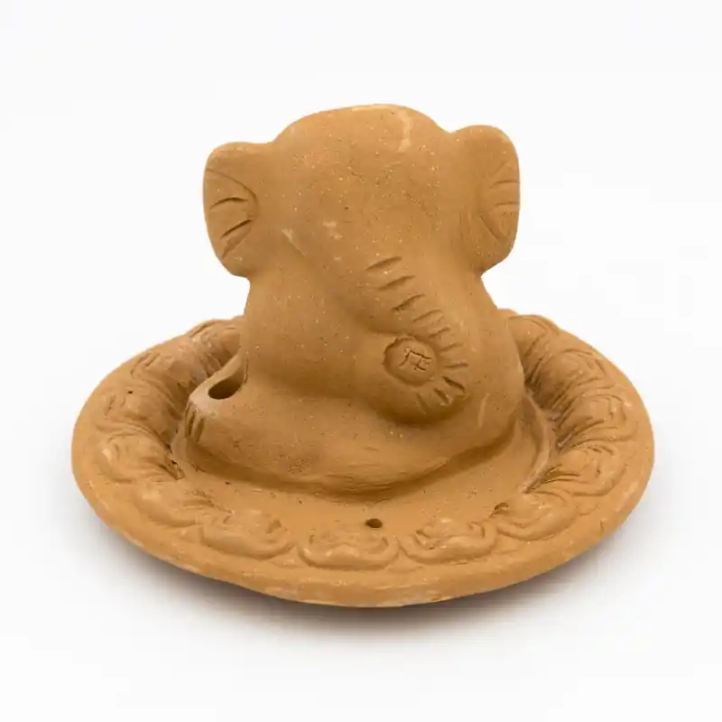 Brûle encens éléphant en céramique