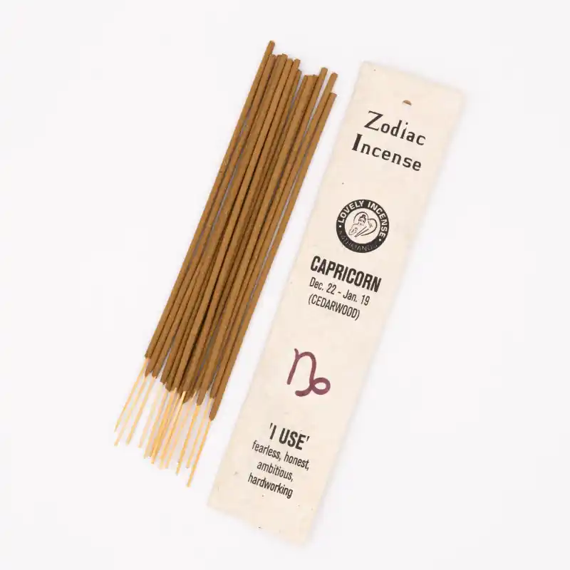 Encens signe astrologique du capricorne au bois de cèdre