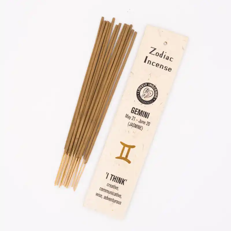 Encens signe astrologique des gémeaux au jasmin