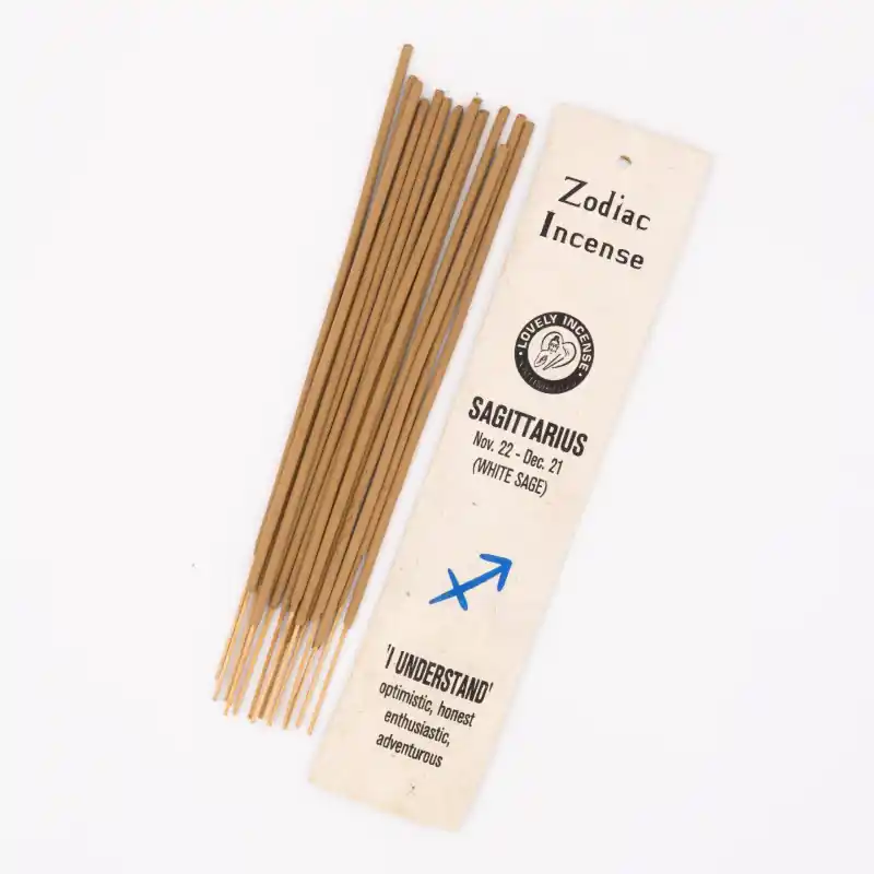 Encens signe astrologique du sagittaire à la sauge blanche