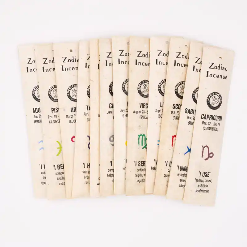 Set d'encens des signes astrologiques