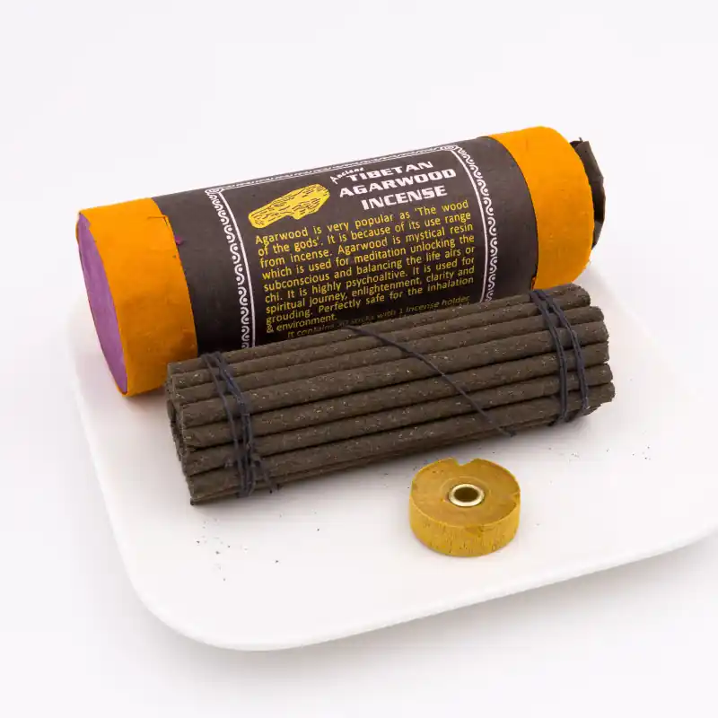 Encens tibétain ancien au bois de oud - 30 bâtons