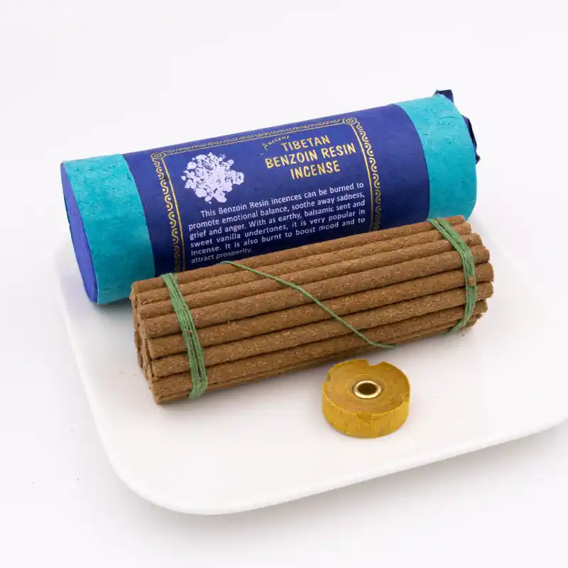 Encens tibétain ancien de benjoin - 30 bâtons