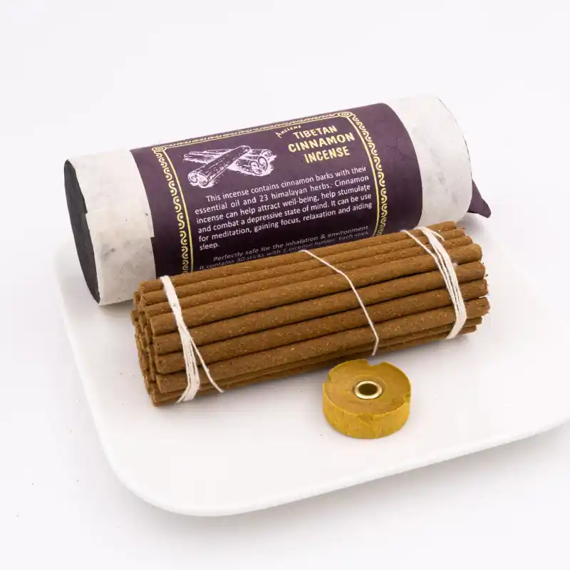 Encens tibétain ancien à la cannelle - 30 bâtons