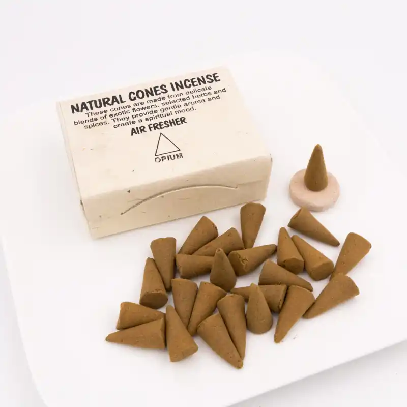 Encens indien naturel opium - 25 cônes