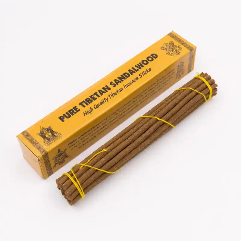 Encens tibétain au bois de santal pur - 19 bâtons