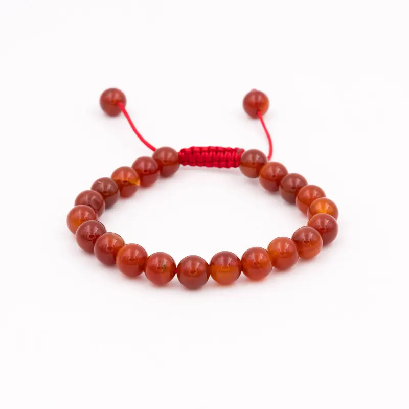 Bracelet mâlâ cornaline
