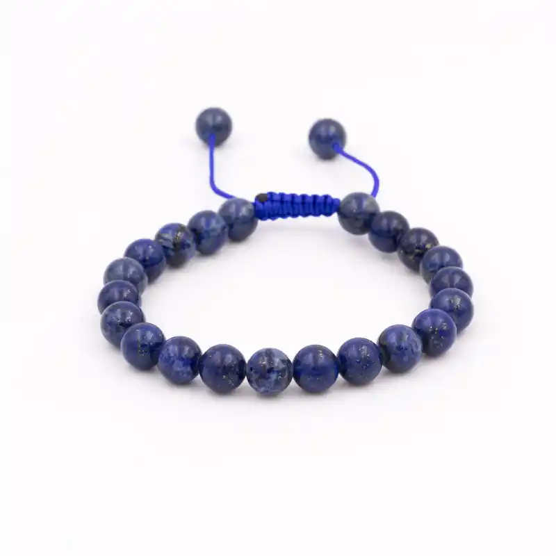 Bracelet mâlâ lapis lazuli