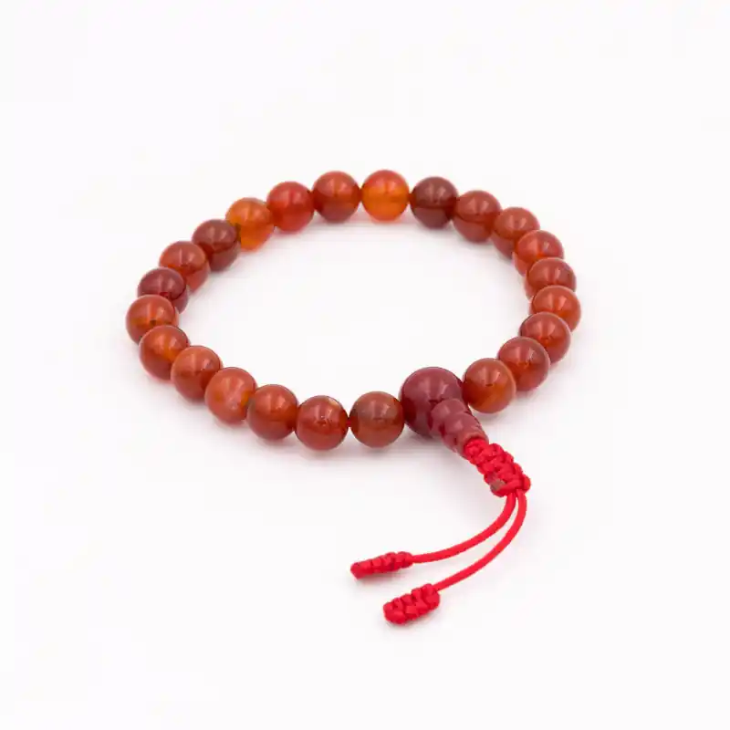 Bracelet tibétain cornaline
