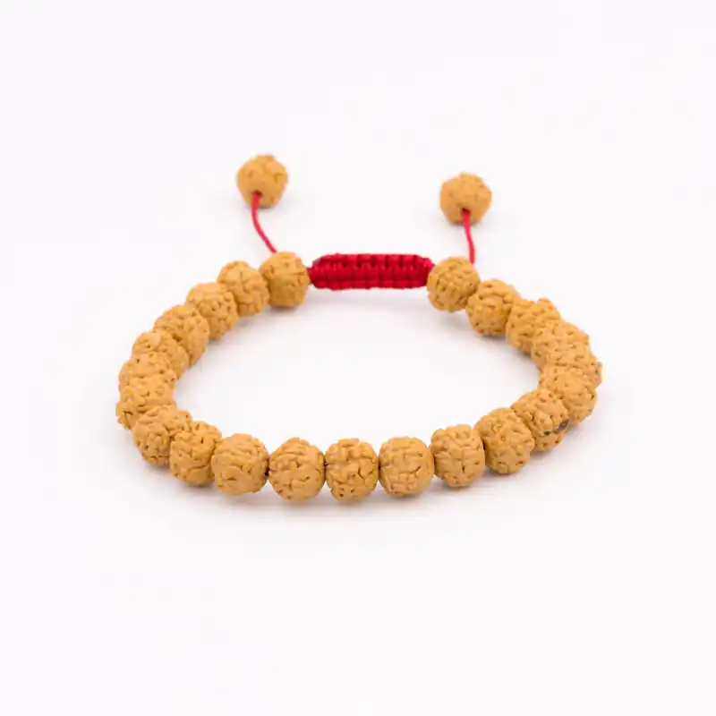 Bracelet mâlâ en graines de rudraksha naturelles