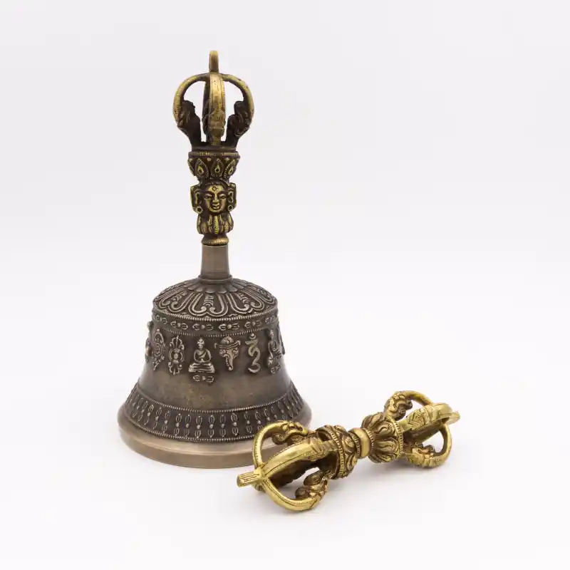 Cloche bouddhiste - 17,5 cm - 571 gr