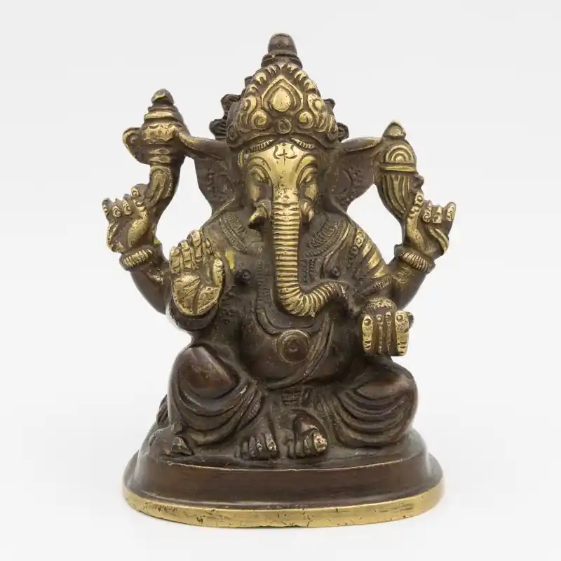 Ganesha statue indienne du dieu éléphant - 12 cm