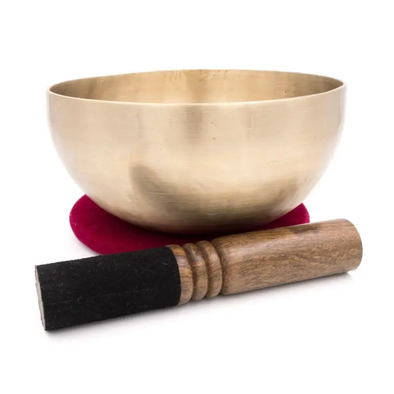 Bol chantant tibétain PATAN - note RÉ - 148 hz - 886 gr - 19 cm