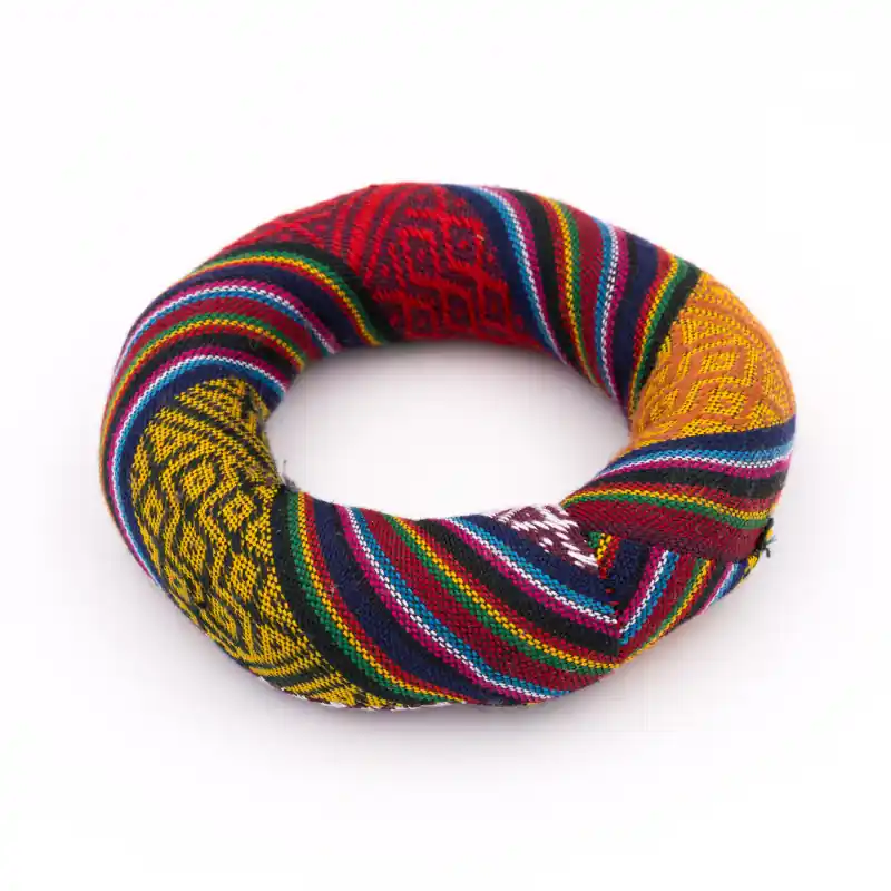 Coussin support en anneau pour bol chantant tibétain