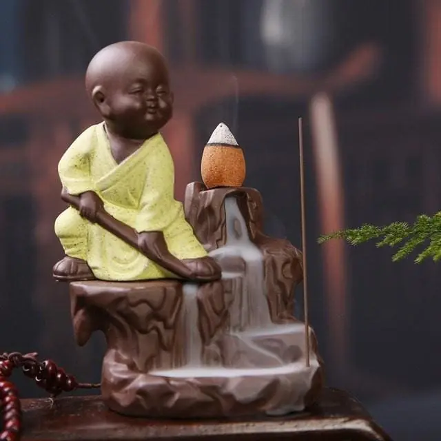 Encensoir en cascade Moine Shaolin