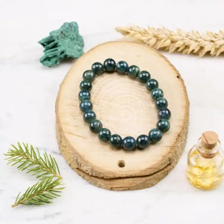 Bracelet en Jaspe Héliotrope