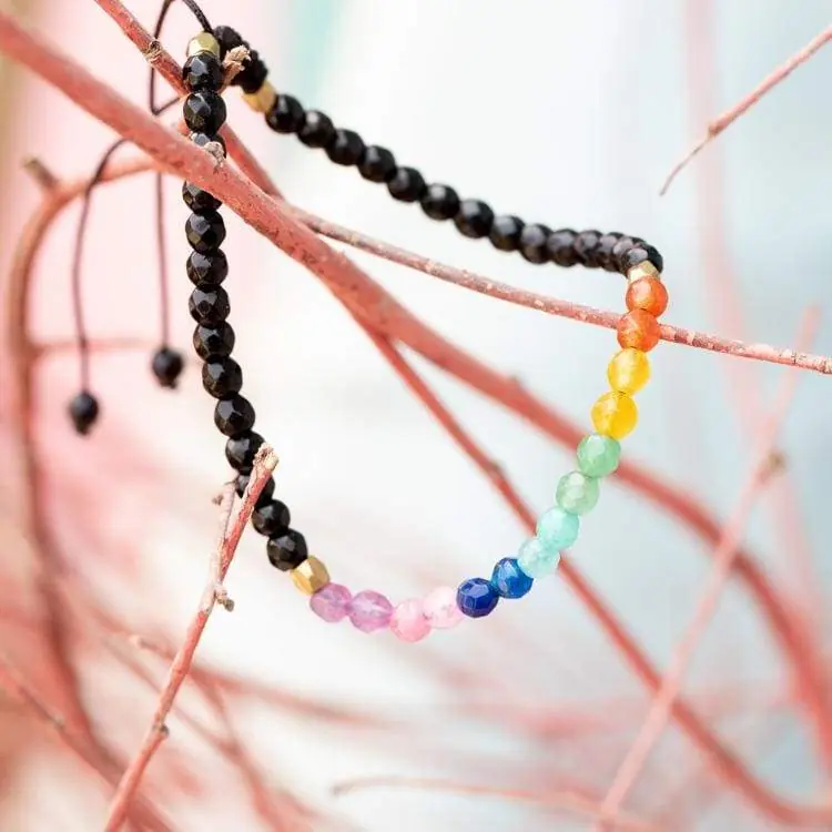 Bracelet 7 Chakras étincelants