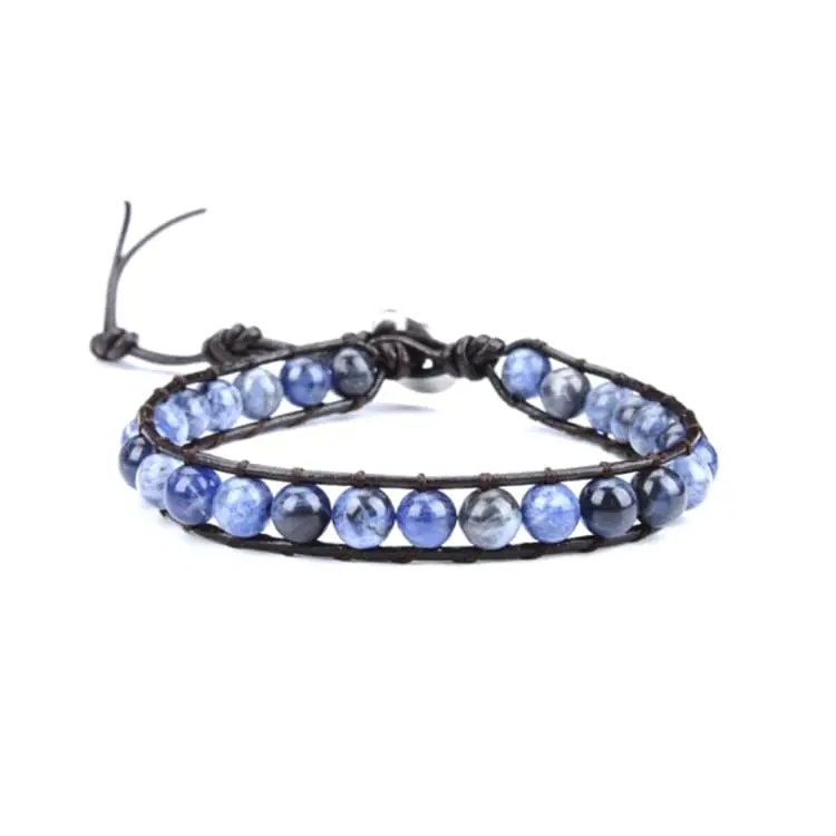 Bracelet de la Concentration en Sodalite