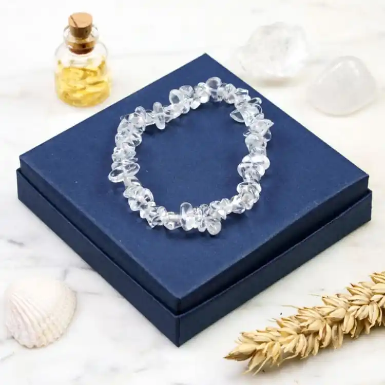 Bracelet Baroque en Cristal de Roche