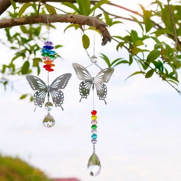 Capteur de soleil "Butterfly" en cristal