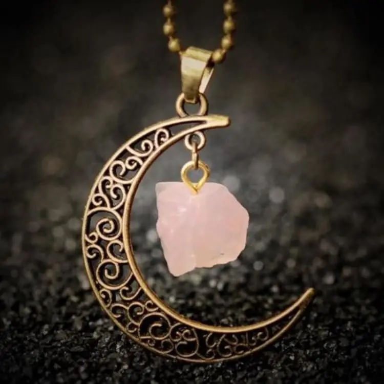Collier du Croissant de Lune Litho