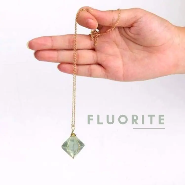 Collier de l'Alignement en Fluorite verte