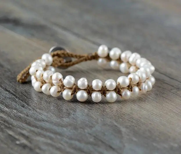 Bracelet de Nacre Tressé