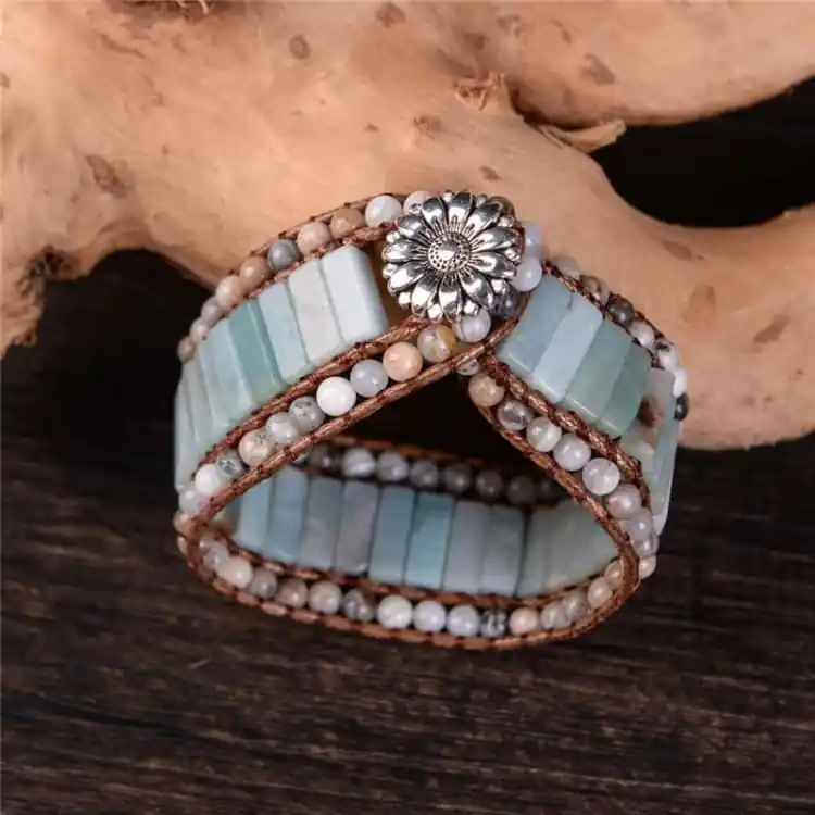 Bracelet de la Vie en Amazonite