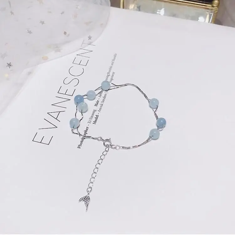 Bracelet des Néréides en Aigue Marine