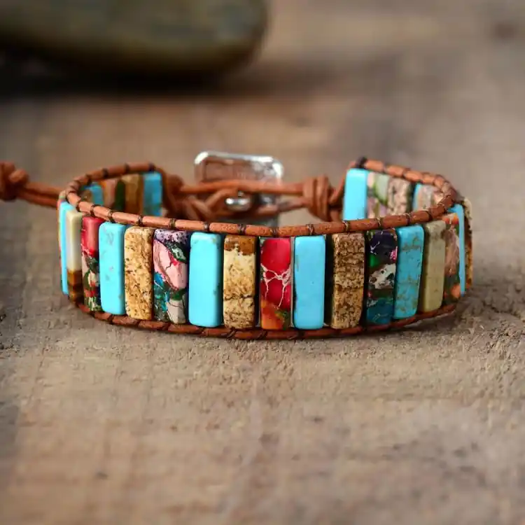 Bracelet de l'Equilibre en Onyx multicolore