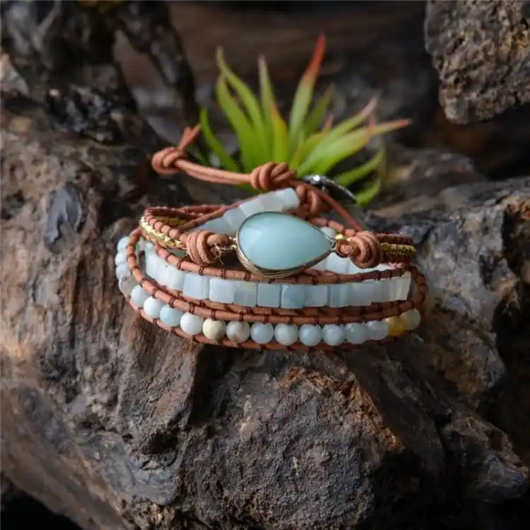Bracelet Emotions en Amazonite