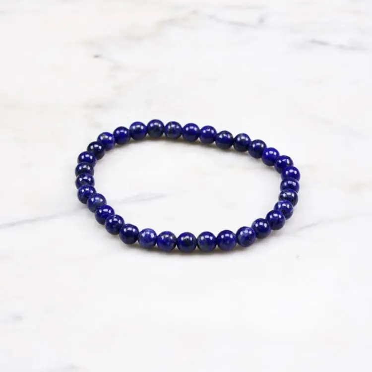 Bracelet fin en Lapis Lazuli