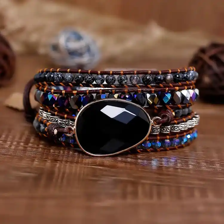 Bracelet de l'Equilibre en Onyx