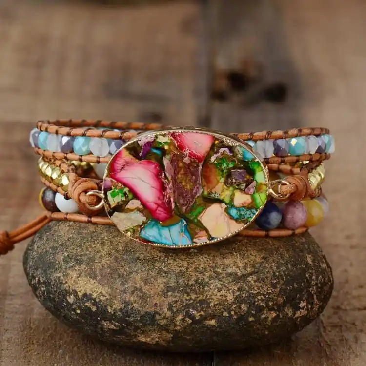 Bracelet d'équilibre en jaspe