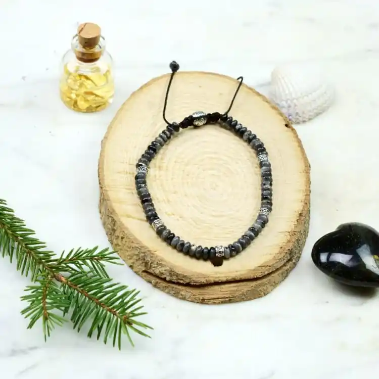 Bracelet de protection en Larvikite
