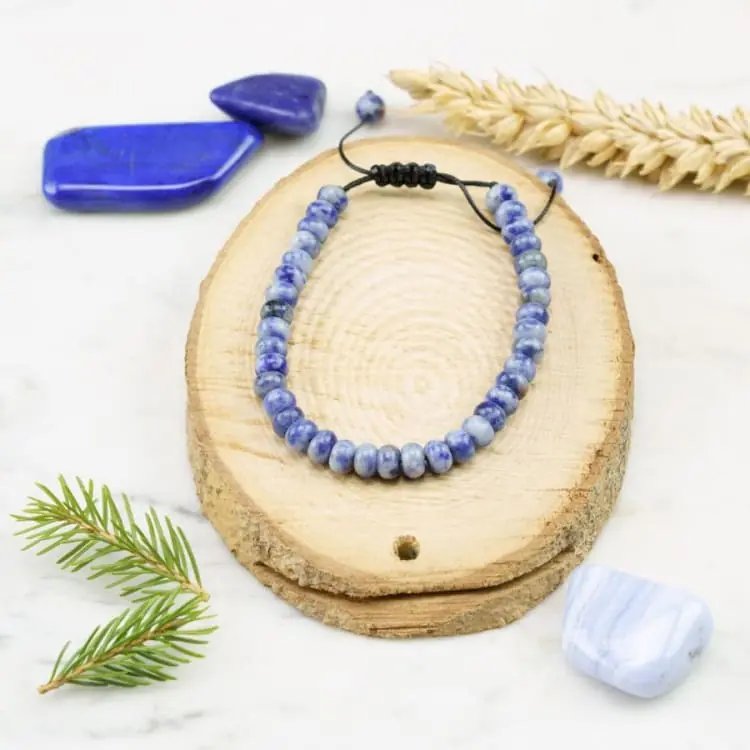 Bracelet «Concentration» en Sodalite
