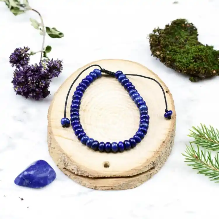 Bracelet "Perception" en Lapis Lazuli