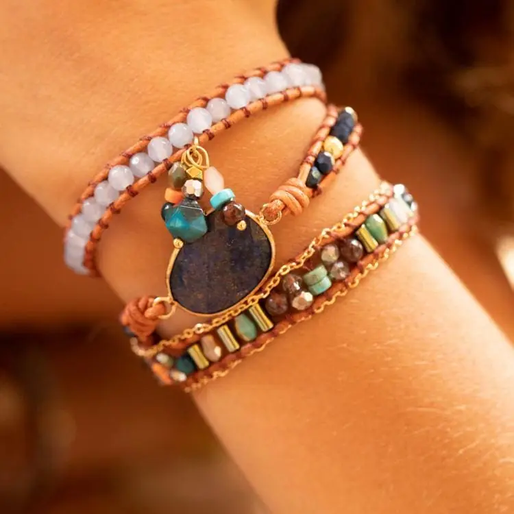 Bracelet "Manifestation de Soi" en Apatite
