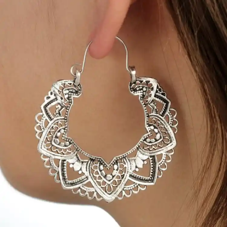 Boucles d'Oreille Fleur de Lotus
