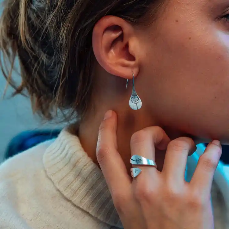 Boucles d'Oreille Inspiration de la Nature
