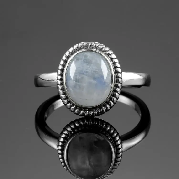 Bague Fine 'Joyau de la Lune'
