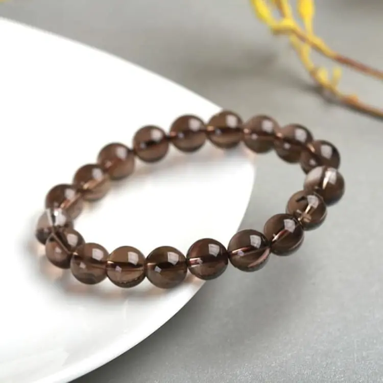 Bracelet en Quartz fumé