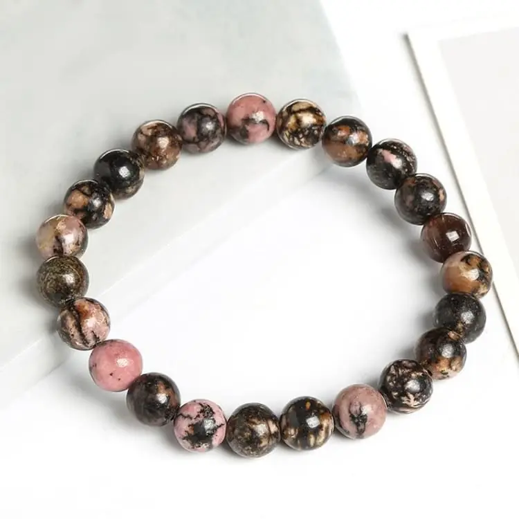 Bracelet 'Douceur' en Rhodonite