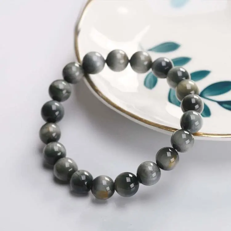 Bracelet 'Ancrage' en Tourmaline Oeil de Chat