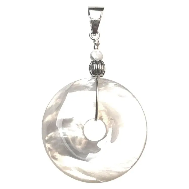 Pendentif en Nacre et Argent